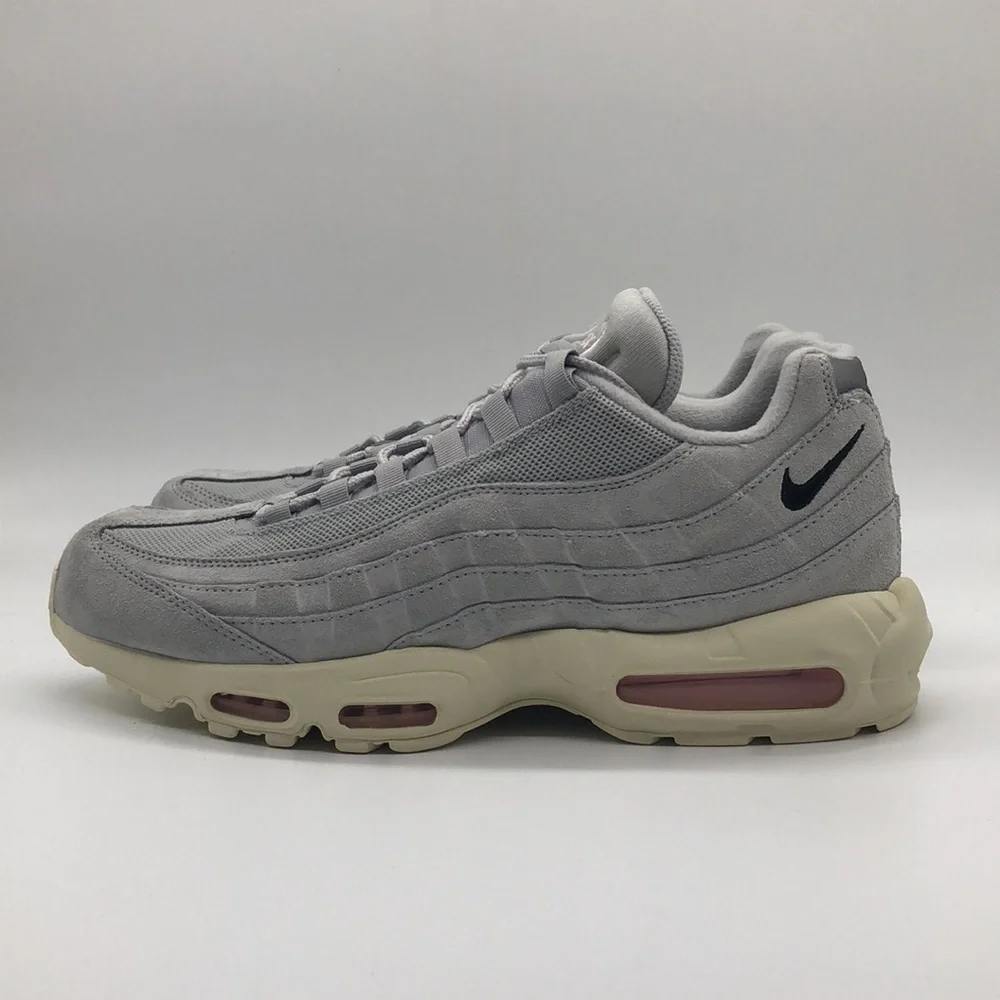 NEW NIKE Air Max 95 Men's  Grey Fog/Pink Foam DX2670-001 - Picture 3 of 5